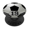 Soccer Player Number No 19 Football Ball Pop Socket