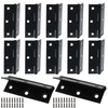 Luomorgo 12 Pack 2.5 Inch Mini Hinges Butt Hinges, Stainless