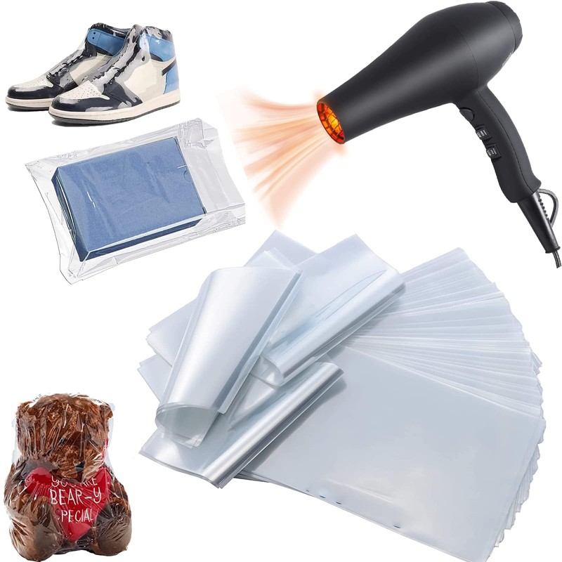 Bolsas Retráctiles 100Pcs, Bolsas de PVC Termorretráctiles para Regalo, para