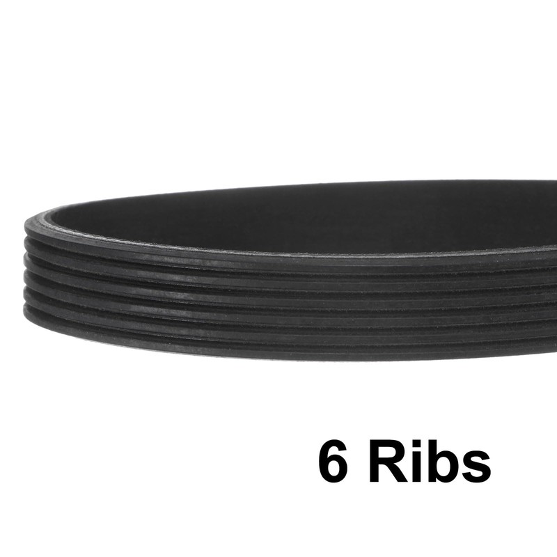sourcing map 360J6 PJ V-Ribbed Belt 6 Ribs 36" Length