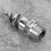 Spiral Nozzle SPJT 316L Stainless Steel Male Thread Anti‑Clogging Watering