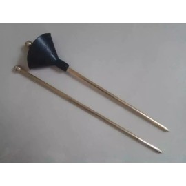 Cheong-eum 청음 탐지봉 상수도 수도 누수 검사 누출 감지봉 단순 [구리 400mm] Leak Detection Rod for Water Supply Leak Inspection [Copper 400mm]