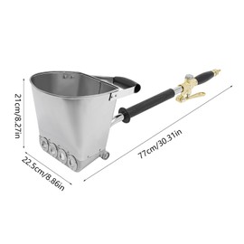 Spray Gun Tool, Cement Spray Gun, 4 Jet Wall Sprayer, Cement Mortar Spray Gun Tool, for Painting Wall or Ceilings