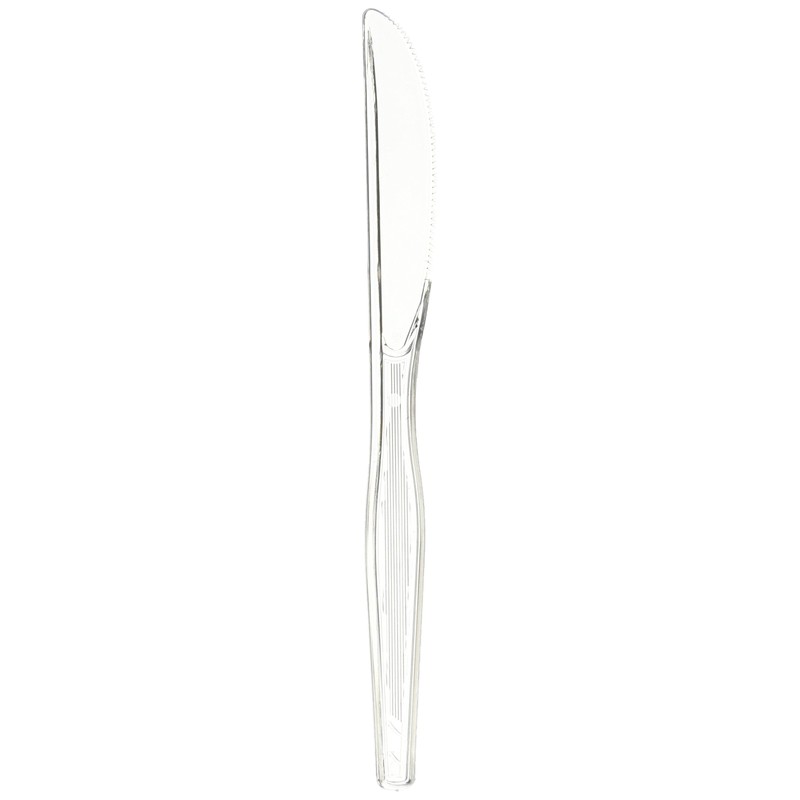 Dixie - B008X61YAI KH017 Clear Heavy-Weight Plastic Knife - 1000