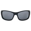 Bluewater Polarized Paddle Sunglasses Matte Black Frames Polarized Grey Lenses