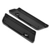 2pcs Motorcycle Saddlebag Latch Cover Reflectors for Glide Touring 94-17