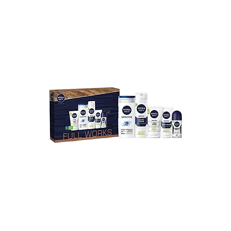 Nivea Men Full Works Gift Set, 5 Pieces