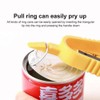 Lid opener, 3 in 1 multifunctional bottle opener, non-slip and