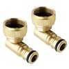 Tesmotor Angled Tap Connector, Plug System 3/4 Inch Female Thread