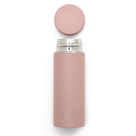 Poketle - Botella aislante personal, pequeña, 120 ml, acero inoxidable, ligera, rosa