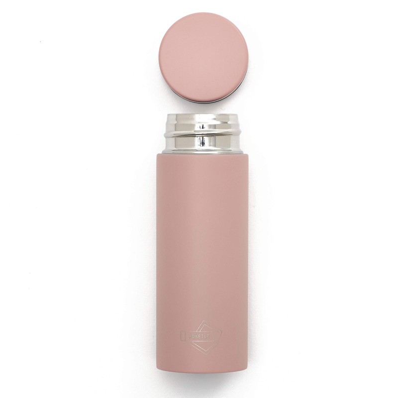 Poketle - Botella aislante personal, pequeña, 120 ml, acero inoxidable,