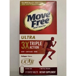 Move Free Ultra Triple Action Supports Joint Health Cartilage & Bones 37 Tablets