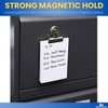 1InTheOffice Magnetic Clips for Refrigerator, Heavy Duty Refrigerator Bulldog Magnet
