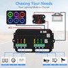 MaySpare Switch Panel Upgraded Multicolored Toggle Momentary Pulse Switch Panel,Electronic
