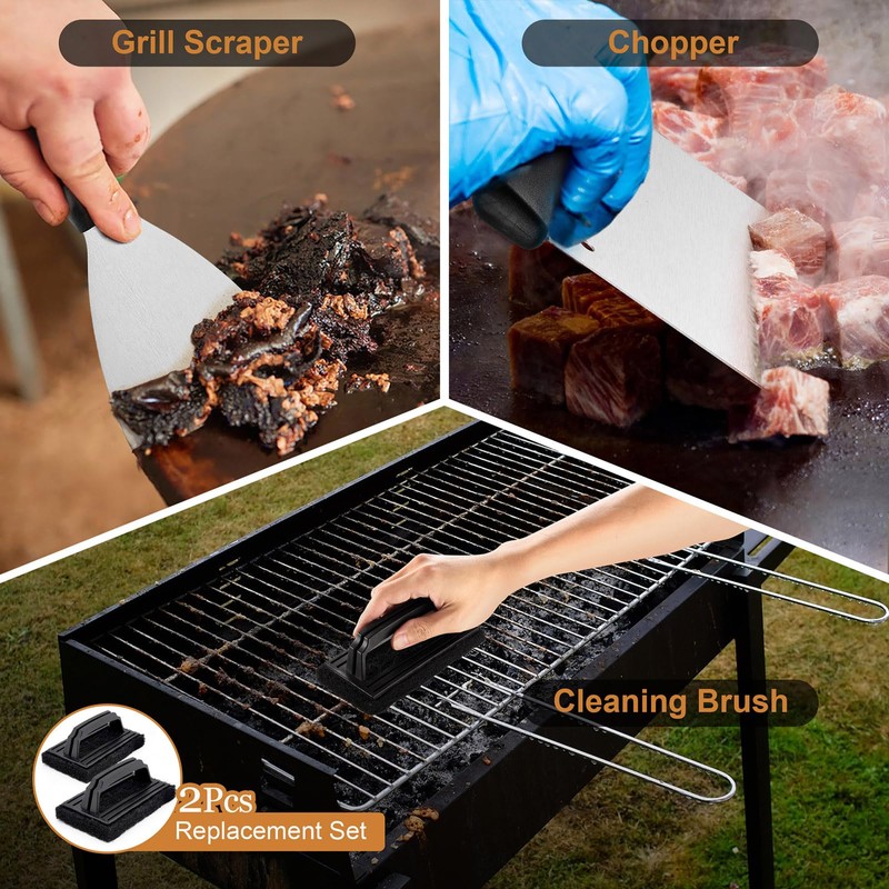 35PCS Griddle Accessories Kit, Leonyo Flat Top Grill Accessories, Grill