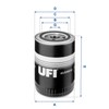 UFI Filters 23.546.00 Ölfilter für Autos