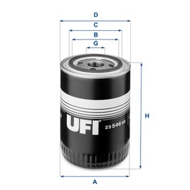 UFI Filters 23.546.00 Ölfilter für Autos