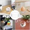 BTSKY 12Pcs 45mm Transparent Sphere Round Stands Baseball Holders -