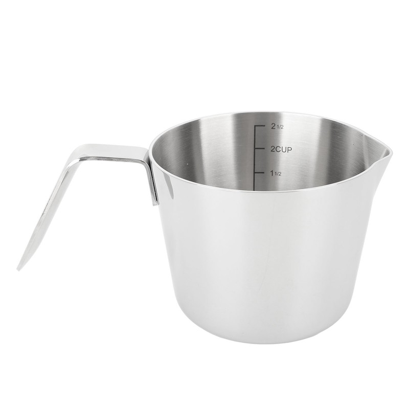 304 Stainless Steel Butter Warmer 600ML Small Saucepan Measuring Cup
