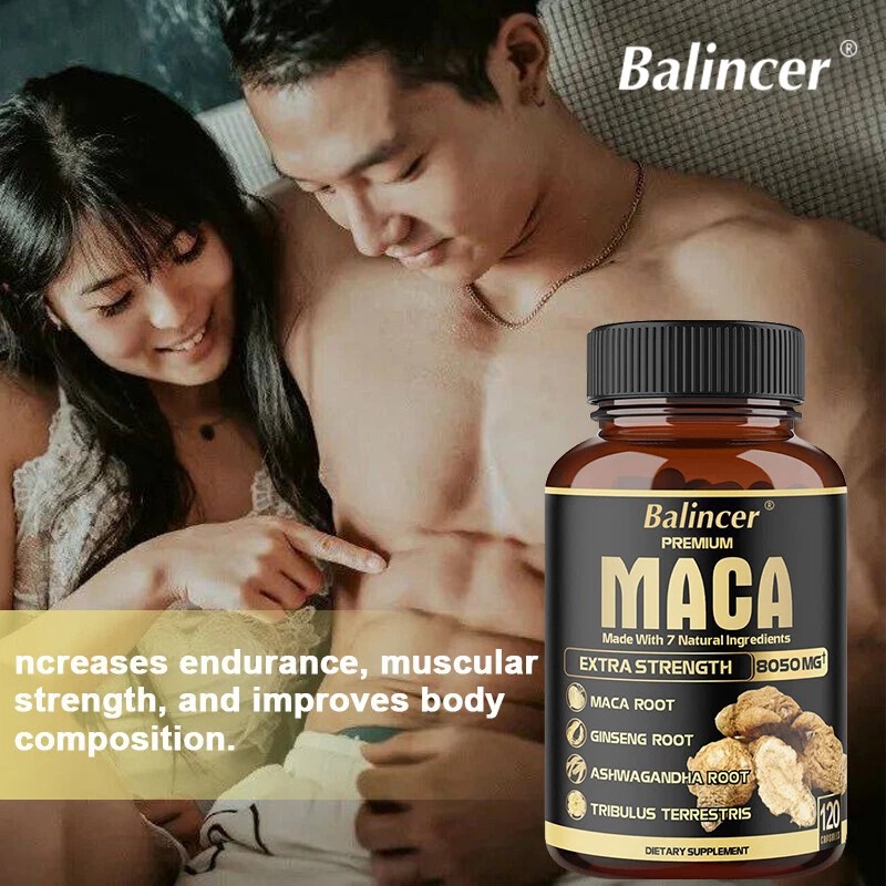 Balincer Maca + Ashwagandha: Enhances vitality, endurance and protection, men's