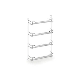 Kesseböhmer 38648863 Spice Rack for Mounting on Cabinet Door Width 202 mm