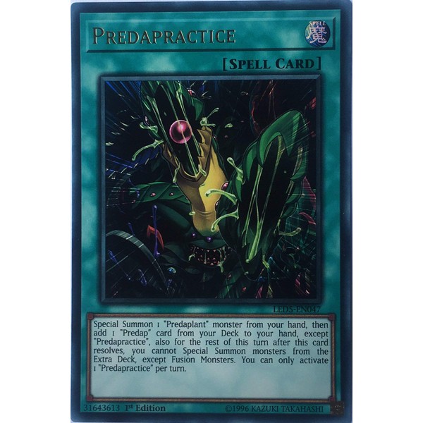 Yu-Gi-Oh! - Predapractice - LED5-EN047 - Ultra Rare - 1st