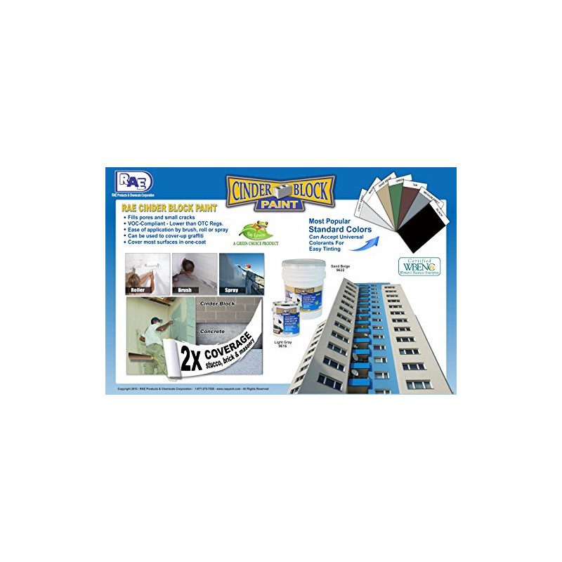 Masonry & Stucco Paint, White, 1 gal.