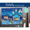 Lifebeats Nativity Magnetic Advent Calendar with a Daily Family Activity