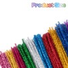 Caydo 200 Pieces Glitter Pipe Cleaners Craft Chenille Stems for