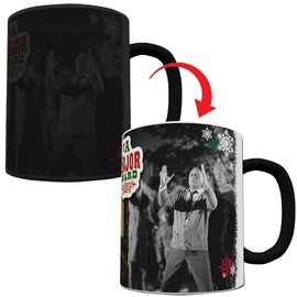 Morphing Mugs Christmas Story (Leg Lamp) Ceramic Mug, Black