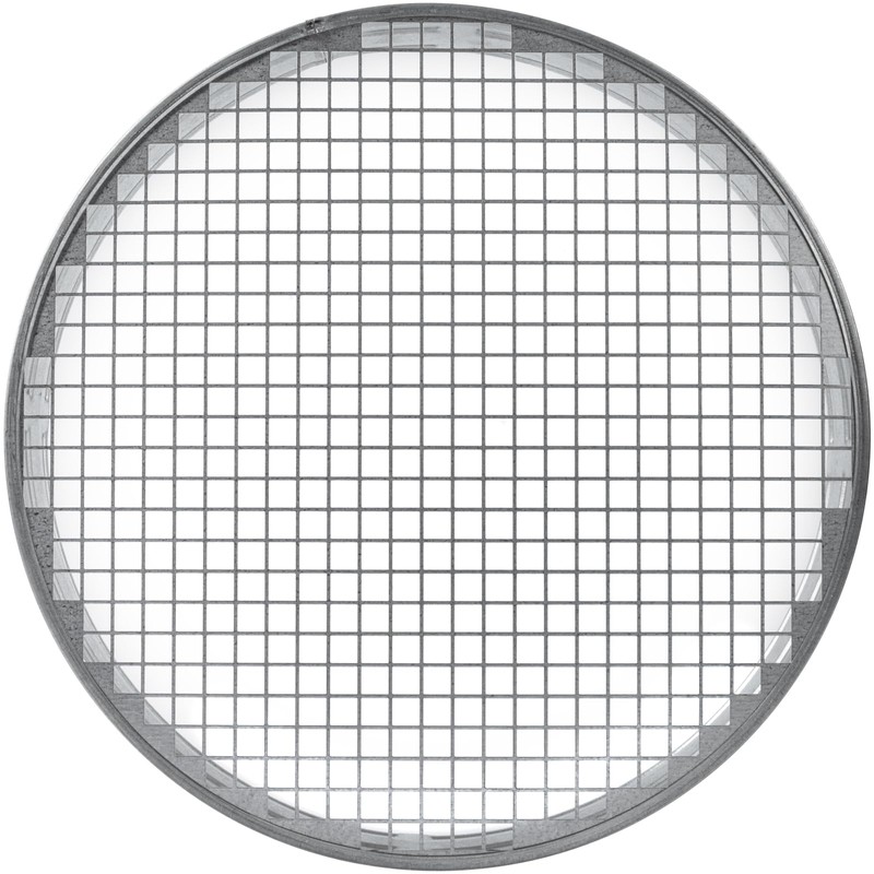 HVAC OV Galvanized Metal Duct End Cap - 12 Inch