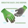 Vgo... 3 Pairs Age-3-12 Kids Gardening Gloves, Children Yard Work