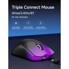 EWEADN S9 Pro Wireless Gaming Mouse, 59G Ergonomic Computer Mouse,