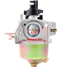 Carburetor for Cub Cadet 12A-18MC056 CC500 CC550SP SC300HW 11A-18MC056 12ABB22J709 19" 173cc Self-Propelled Lawn Mower w/Gasket Fuel Hose Fuel Filter