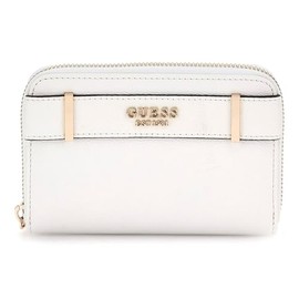 GUESS Anadela SLG Medium Zip Around Wallet White, White