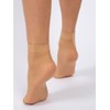 MALVA 10 Pairs Women's Ankle High Sheer Socks 30 DEN