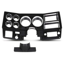 PIT66 Dash Bezel Panel with A/C Wiper Switch Hole Lower Cover Compatible with Chevy GMC Truck Blazer Suburban 1981-1983