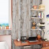 Livelynine 15.8x197" Distressed Wood Grain Contact Paper Waterproof Wall Paper