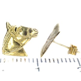 Arranview Jewellery Horse Head Stud Earring – 9ct Gold
