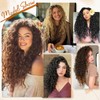 Curly Clip in Hair Extensions,4PCS 20 Inch 100％ Pure Protein