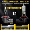 AUIMSOCO 9005 9006 LED Headlight Kit Combo Bulbs High Low