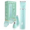 3-in-1 Painless Electric Razors & Shaver,IPX7 Waterproof,Body Hair Trimmer for