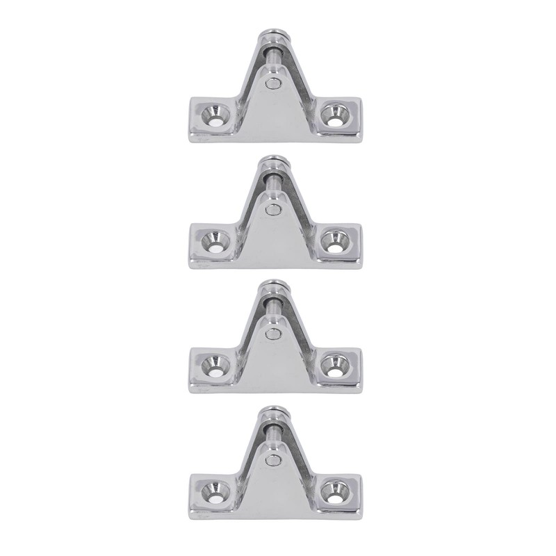 4 Piece Deck Hinge for Boat Top Mounting Accessories, Stainless