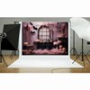 Pink Halloween Pumpkin Background - Spooky Photography Backdrop for Prom,
