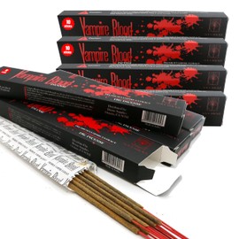 SOUL STICKS Vampire Blood Fragrance Incense Sticks (8 Pack Each 15 Grams) 100% Natural Incense Agarbatti | Fragrant Smoke for Calming Home Aromatherapy for Meditation, Yoga & Stress Relief