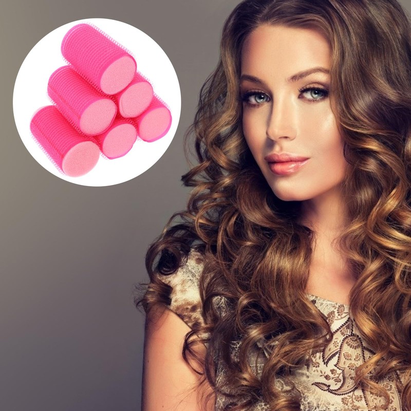 Uonlytech 8pcs Hair Sponge Curlers Hair Rollers Set Self Grip