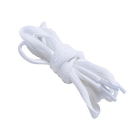Curtual Oval Shoelaces Half Round 1/4" Shoe Laces for Athletic Shoelaces 5 Colors 8 Different Lengths (36" inches (91 cm), White)