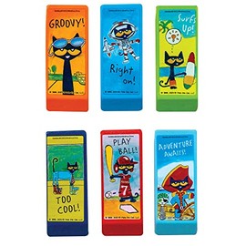 Raymond Geddes Pete The Cat Beveled Erasers for Kids (24 Pack)