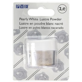 PME Edible Lustre Colour Pearly White