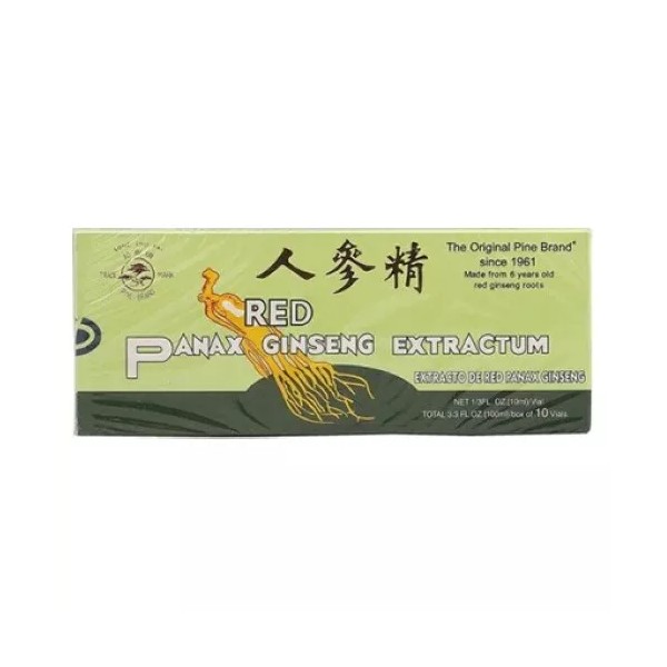 Panax Ginseng Extractum W/alcohol Pine Brand 30x10cc By Prince Of